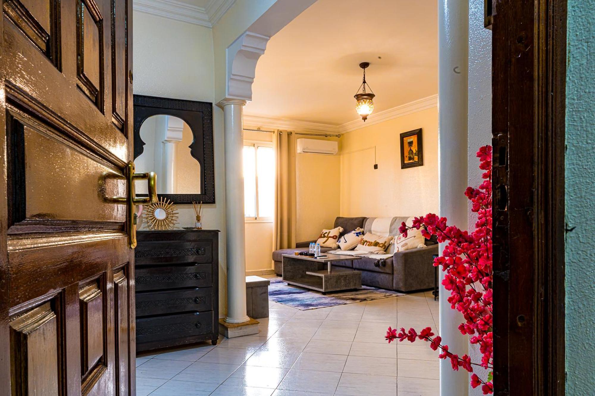 Dar Bouchra, Cozy Appartement, Centre Gueliz Marrakech Marrakesh Exteriör bild