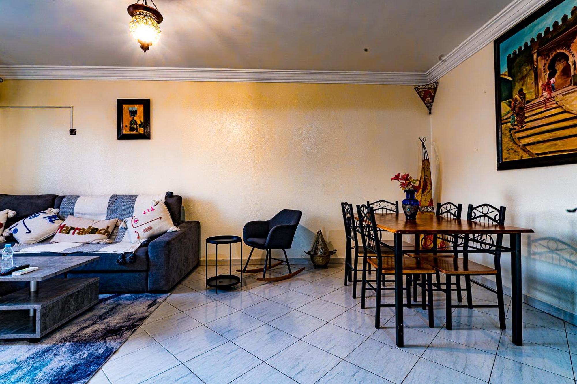 Dar Bouchra, Cozy Appartement, Centre Gueliz Marrakech Marrakesh Exteriör bild