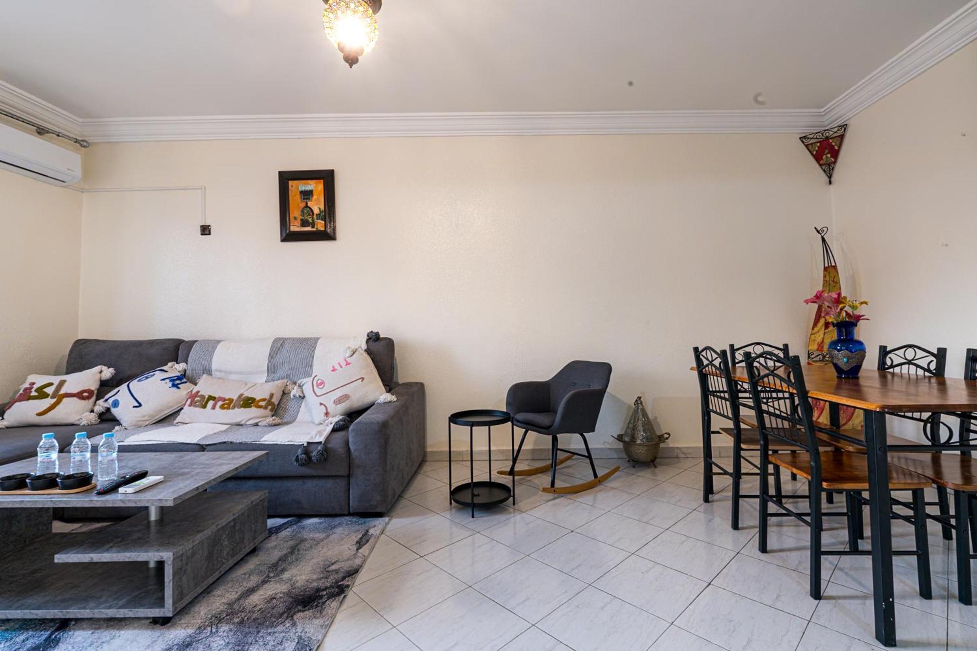 Dar Bouchra, Cozy Appartement, Centre Gueliz Marrakech Marrakesh Exteriör bild